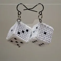 Aretes Dados 3D 