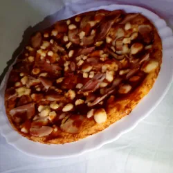 Pizza de Pollo Ahumado 