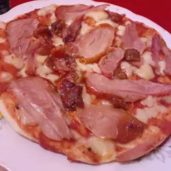 Pizza de Pollo Ahumado 