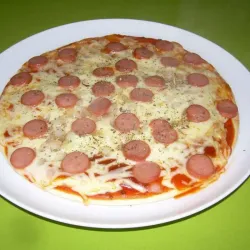 Pizza Doble Salchicha