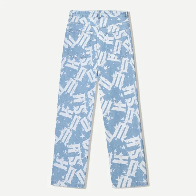 Baggy Print Jean 