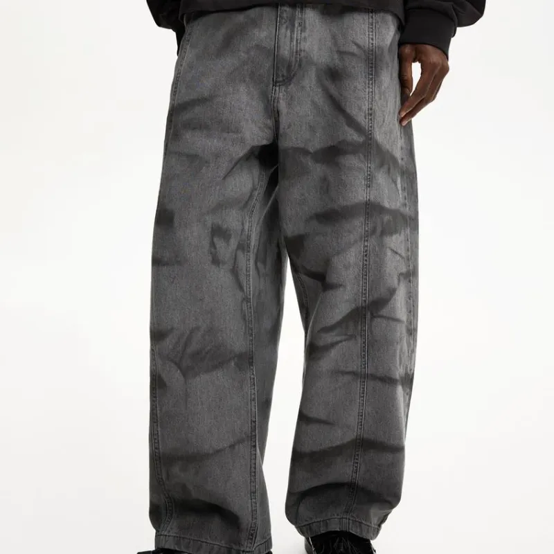 Baggy Print Jean