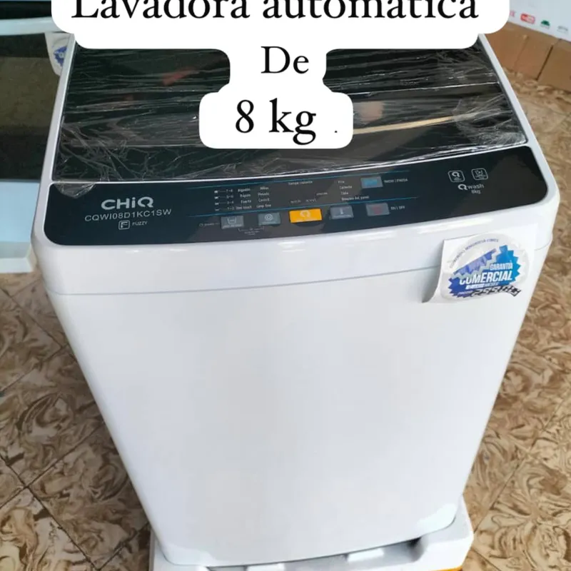 Lavadora automática 8kg