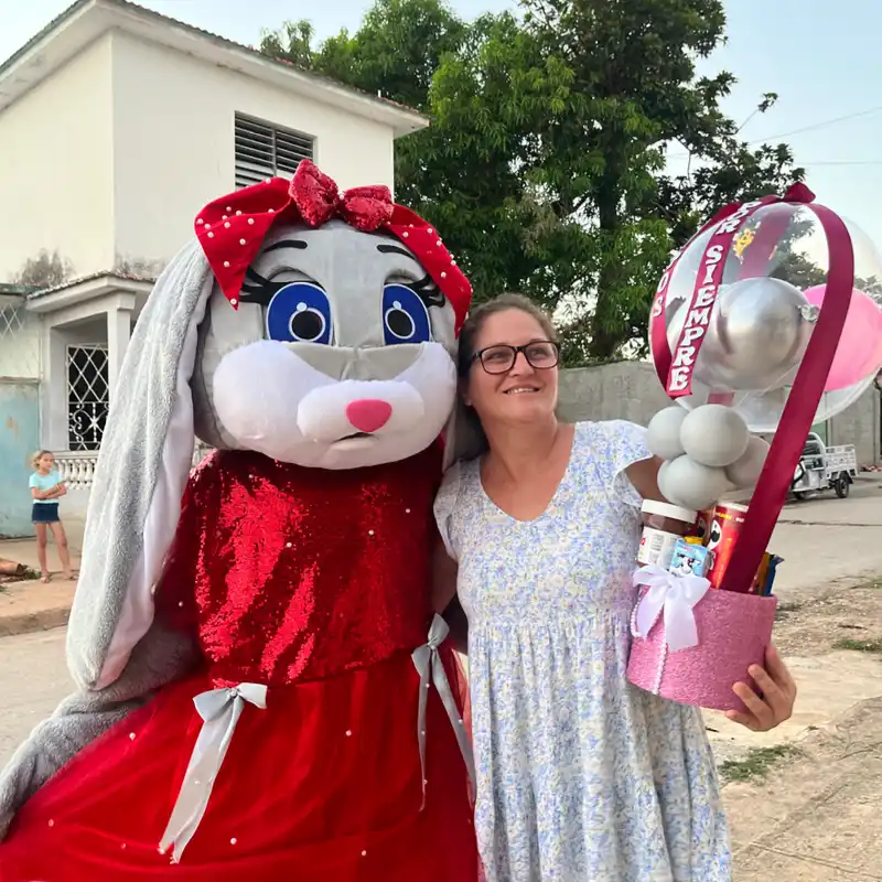Nuestra amada coneja Cloe 