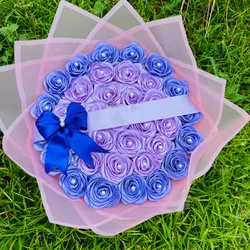 Ramo rosas eternas Moradas 