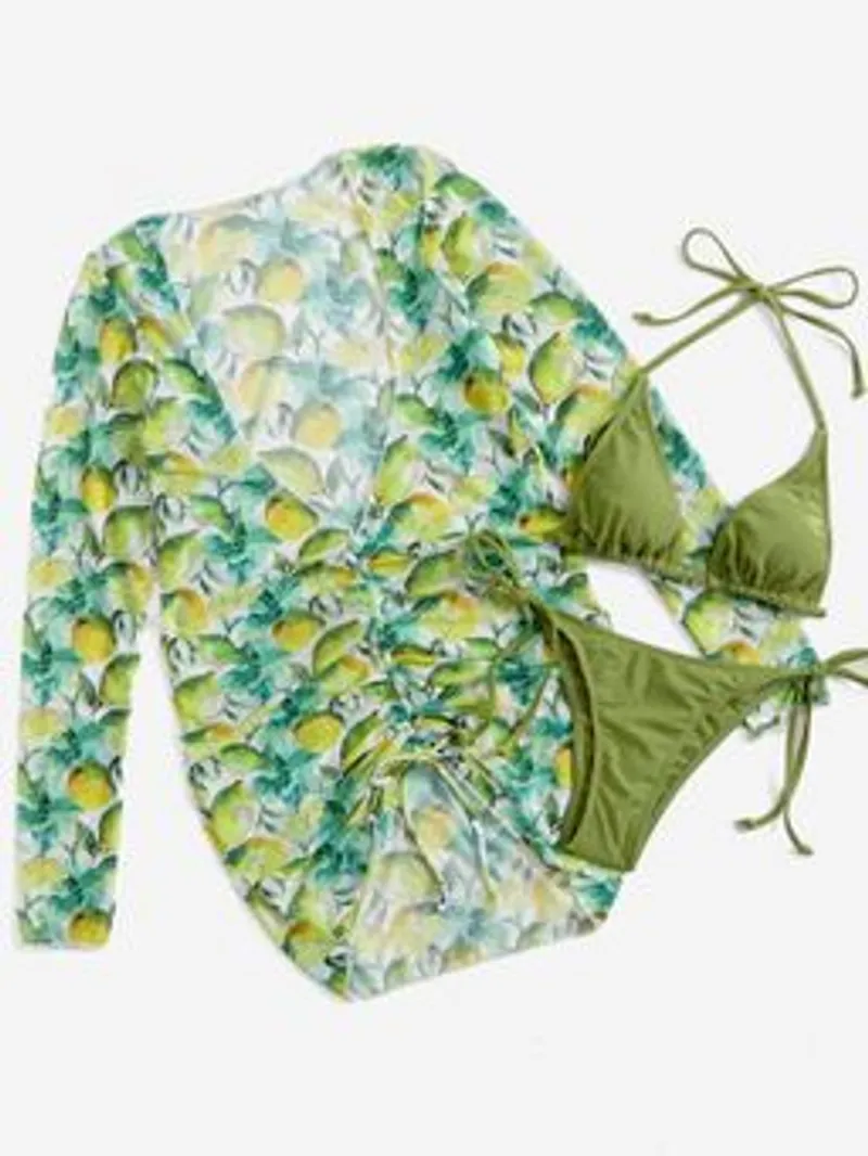 Bikini 3p verde limón 🍋 