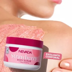 Crema Exfoliante corporal de fresa  300g🍓
