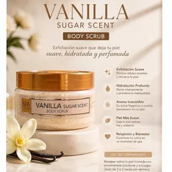 Crema Exfoliante corporal de Vainilla 227g