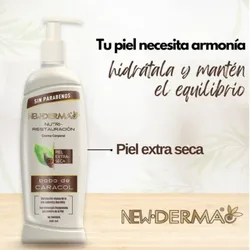 Crema New•Derma de baba de caracol 400ml🐌