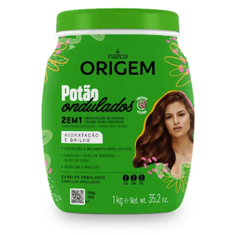 Crema Origem 2en 1 cabellos ondulados 1kg