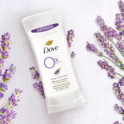 Desodorante Dove 0% de aluminio lavanda y vainilla