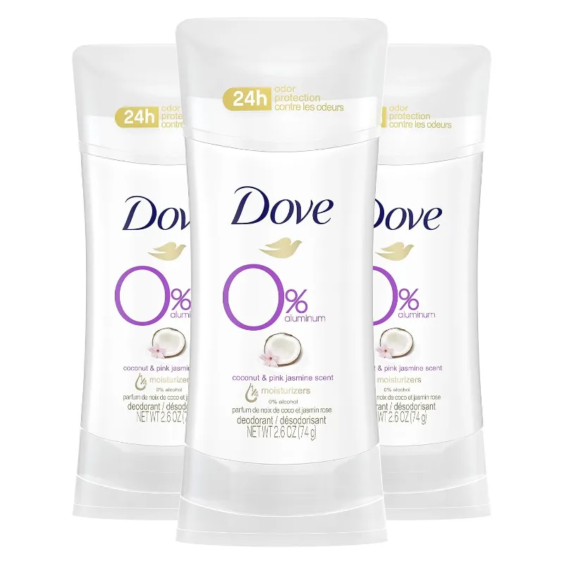 Desodorante Dove 0% libre de aluminio de coco y jazmín 🌸