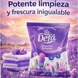 Detergente Defá Aroma lavanda 500g