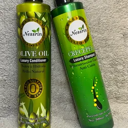 Juego de Shampoo Anti caída con Acondicionador de aceite de oliva🫒