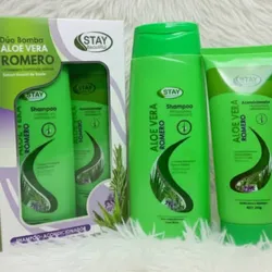 SET DE SHAMPOO+ACONDICIONADOR DE ROMERO CON ALOE VERA 