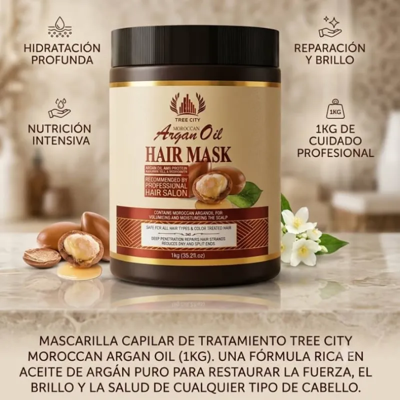 Mascarilla capilar Aceite de Argán 1kg