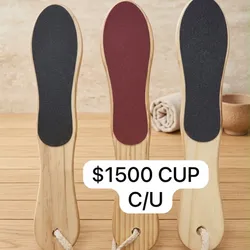 Paleta de madera con Lima doble para carcanios