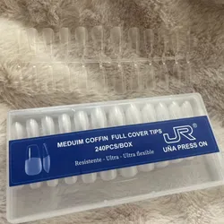 Paquete de uñas apress medium coffin