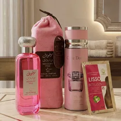 Perfume árabe+colonia y keratina termoalisadora