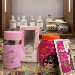 Perfume+Crema tratamiento y keratina termoalisadora