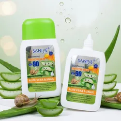 ☀️Protector Solar SANIYE con base de Aloe Vera y Baba de Caracol 100ml🐌