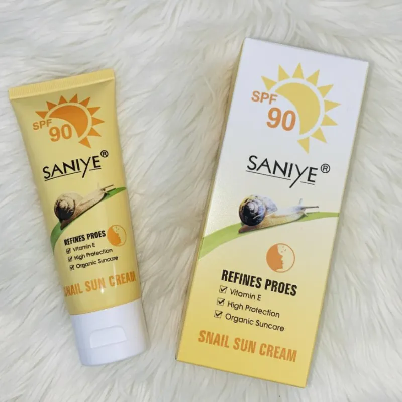 Protectores solares con base de baba de caracol 70ml