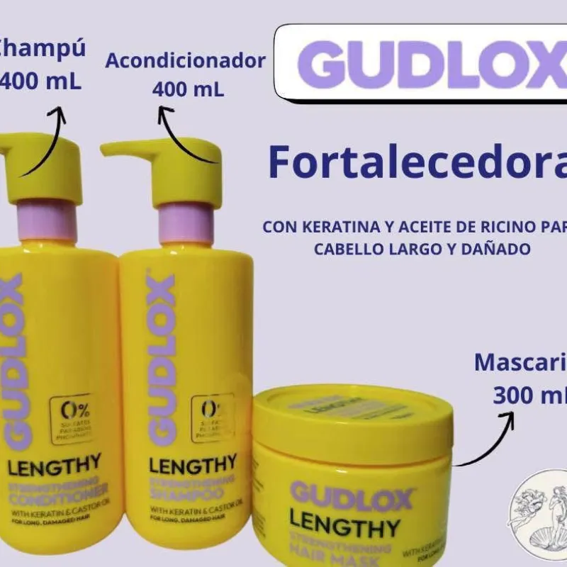 Set 3 piezas Gudlox Fortalecedora