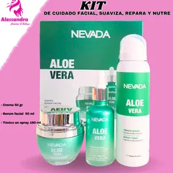 Set 3 piezas Nevada de SKINCARE Aloe Vera