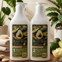 Set de Shampoo y Acondicionador Anti-caspa de Aguacate 750ml