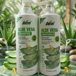Set de Shampoo y Acondicionador de Aloe Vera 750ml