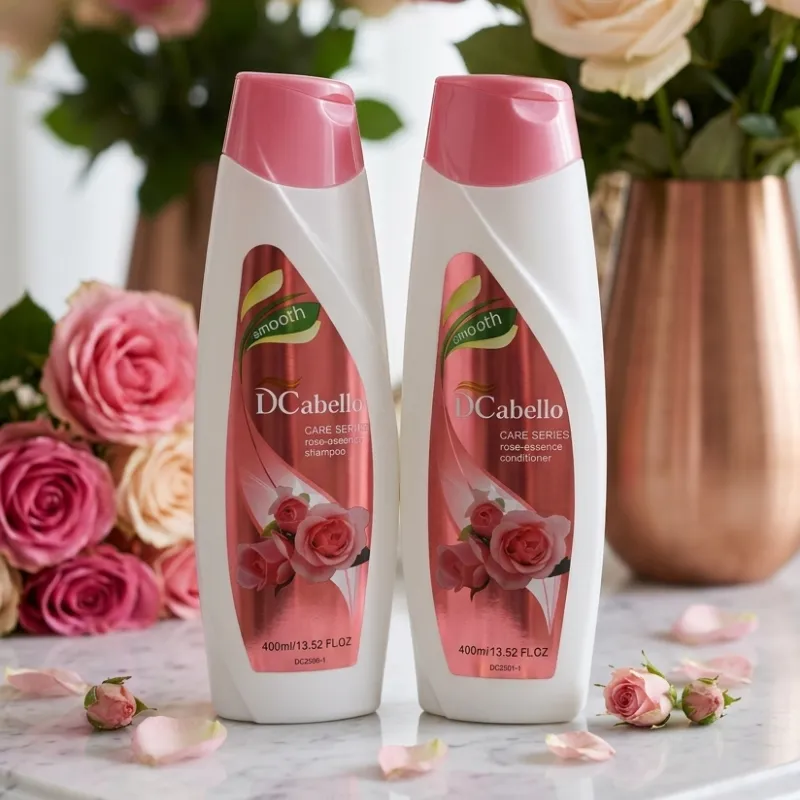 Set de shampoo y acondicionador de rosas 400ml 🌹