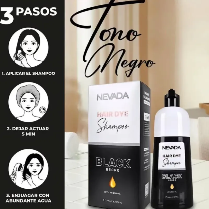 Shampoo matizador negro 500ml 