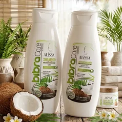 Set de Shampoo y Acondicionador de coco sin sal🥥 BibraCare 500ml