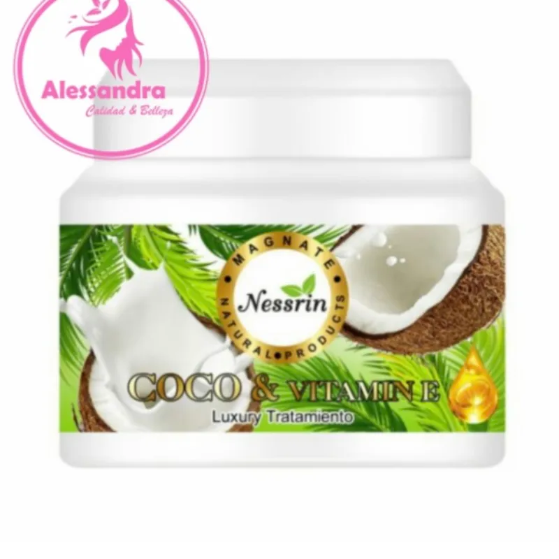 Tratamiento capilarde Lujo Nessrin Coco & Vitamina E(650g)