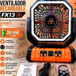 Ventilador recargable Fx13