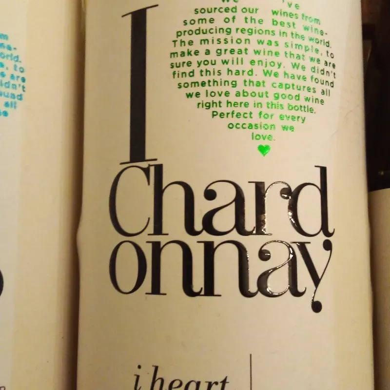 I Heart Chardonnay 