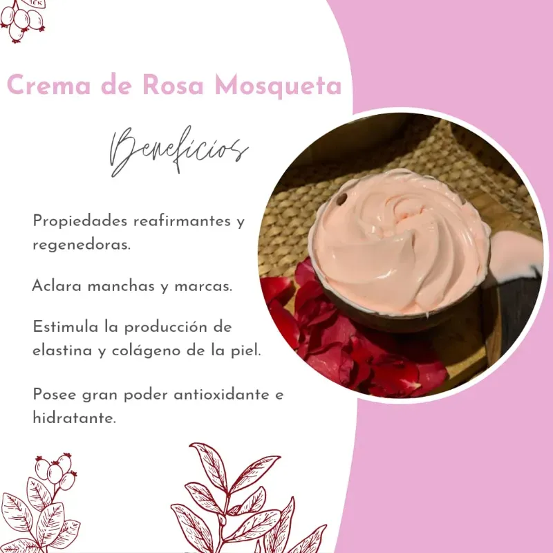 Crema de rosa mosqueta