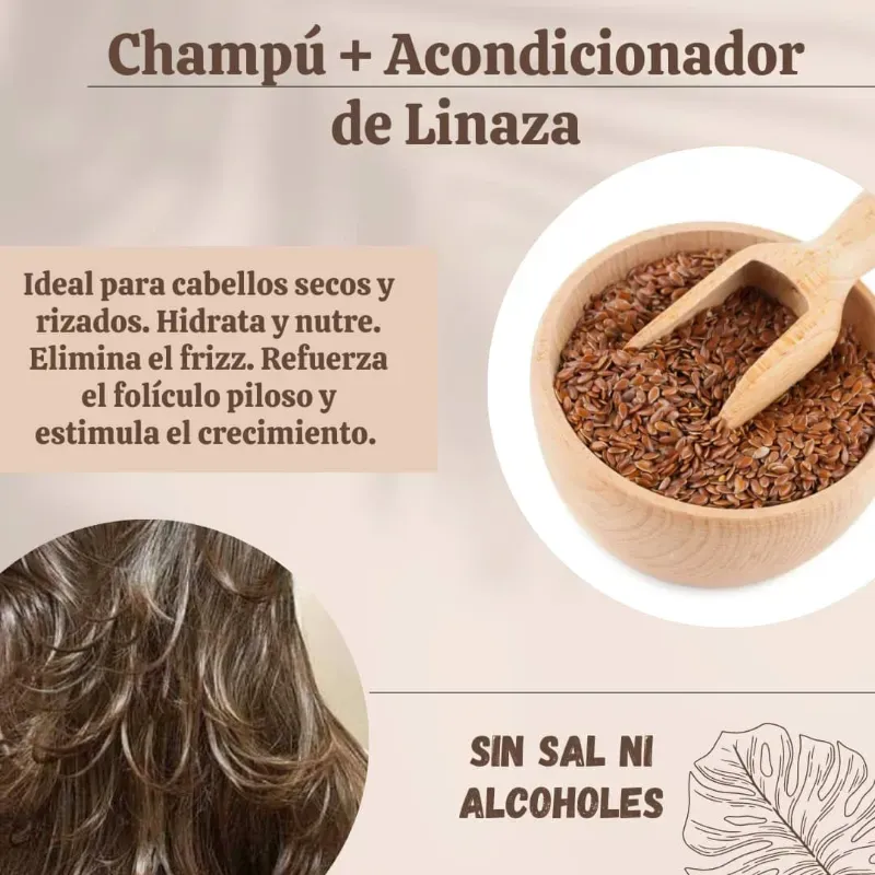 Shampoo de linaza