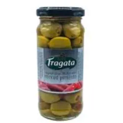 1201031 - ACEITUNA VERDE RELLENO PIMIENTO POMO 235 GR FRAGATA