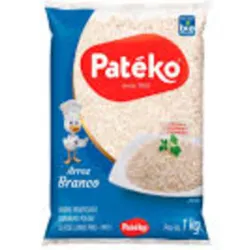 1216005 - Arroz Blanco 5% rotura Brasil PATEKO 1 Kg (Bolsa de 10 unidades) - U/M: U