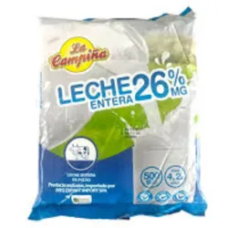 1217002 - Leche en Polvo Entera 26% MG 500 g (Bolsa de 20 unidades) - U/M: U