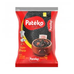 8201073 - Frijol Negro Tipo I Pateko paquete 1 Kg - U/M: U