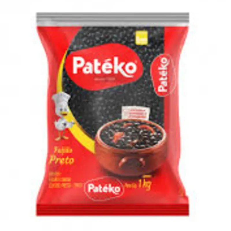 8201073 - Frijol Negro Tipo I Pateko paquete 1 Kg - U/M: U