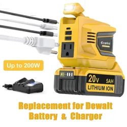 8202075 - Inversor 200 W con batería y cargador ECARKE - U/M: U