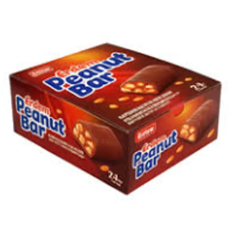 1204009 - Chocolate NugaBAR Cacahuate ERDEM 20 g (Caja de 144 unidades) - U/M: U