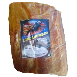 8201123 - Lomo ahumado porcionado sellado al vacio (piezas de 2 Lb aproximadamente) - U/M: U