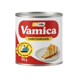 5207017 - Leche condensada Vamica 380 g (24 unidades por caja) - U/M: U