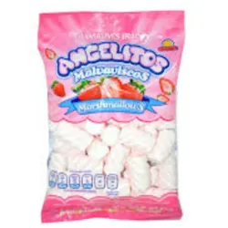 5207006 - Malvaviscos churros de fresa Angelitos Guandy 200 g (Cajas de 10 unidades) - U/M: U