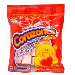5207007 - Malvaviscos corazones Guandy 71 g (Cajas de 24 unidades) - U/M: U