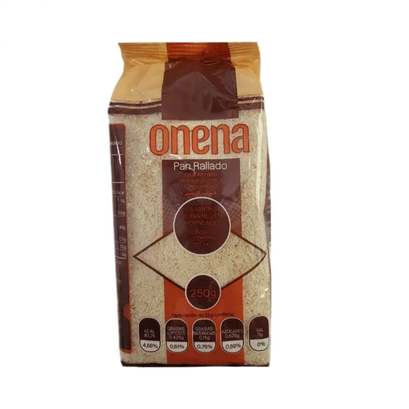 Pan rallado bolsa de 250 g ONENA